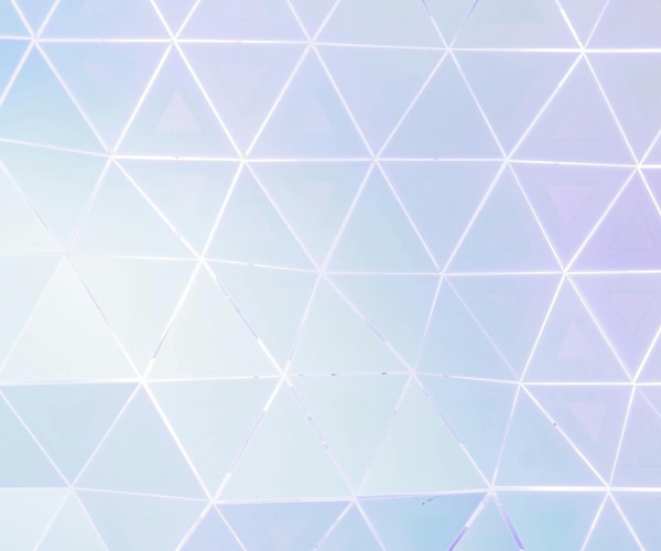 A serene abstract background with pastel geometric triangles creating a modern design.